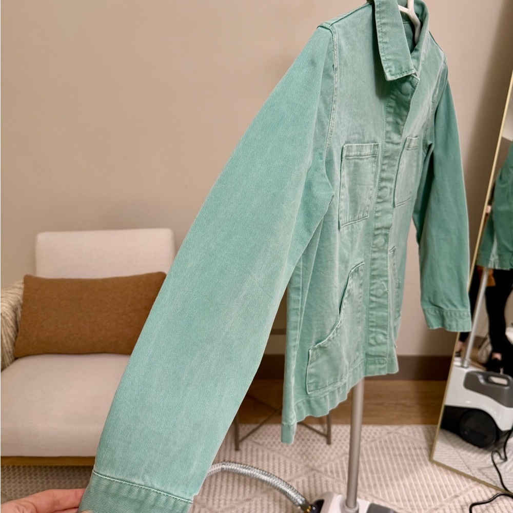 Women’s | Turquoise Green Utility Jacket | Universal Thread | Button Front | Med - Picture 5 of 7